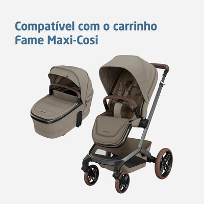 Moisés Infantil Maxi-Cosi Fame Twillic Truffle - Compatibilidade com o carrinho Fame Maxi-Cosi
